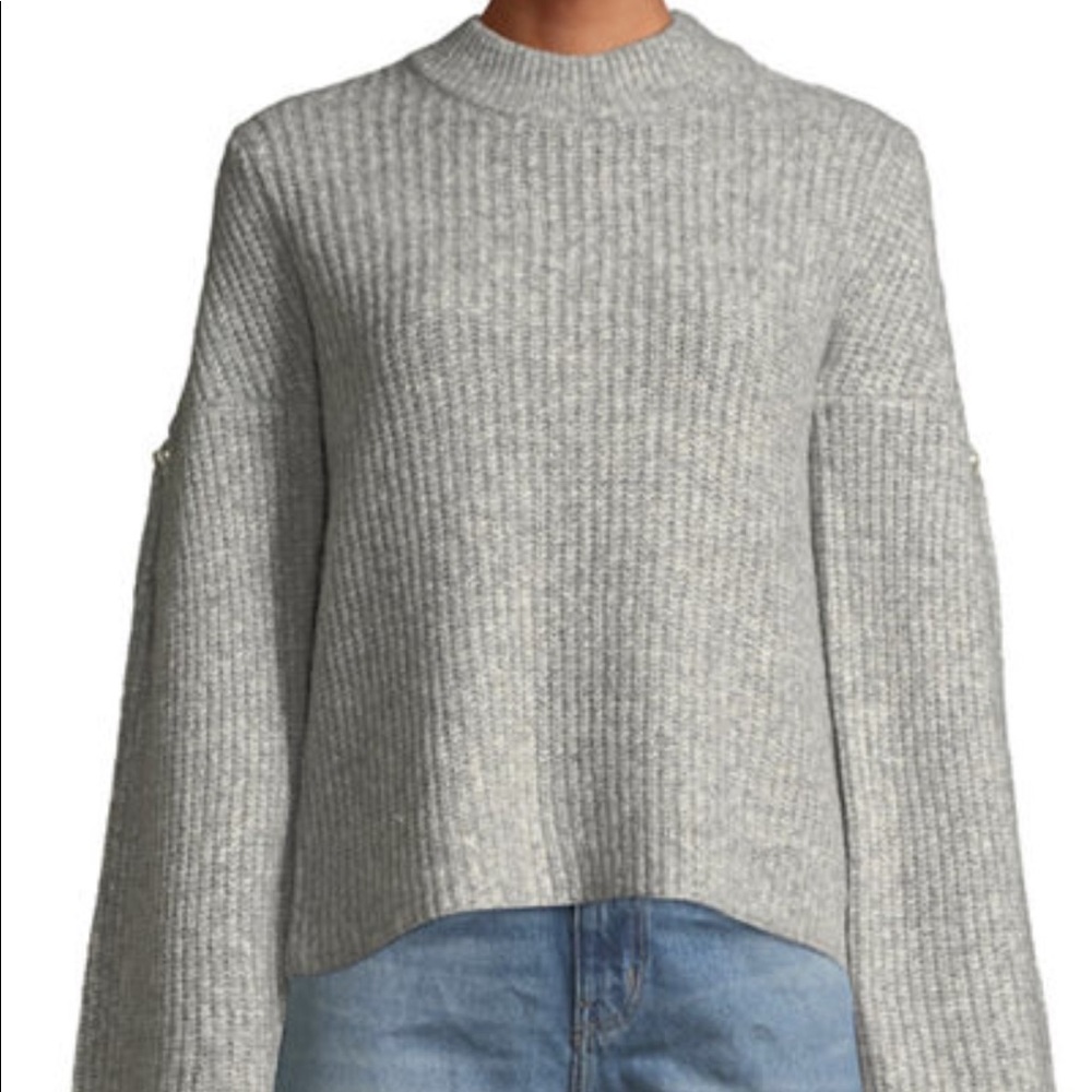 Marled By Reunited flare sleeve women’s sweater